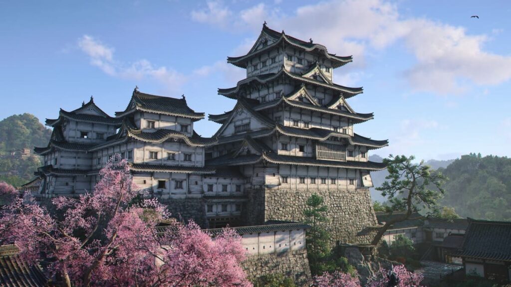 アサシンクリードシャドウズ。姫路城天守。