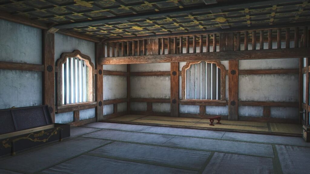 アサシンクリードシャドウズ。安土城天主二階。