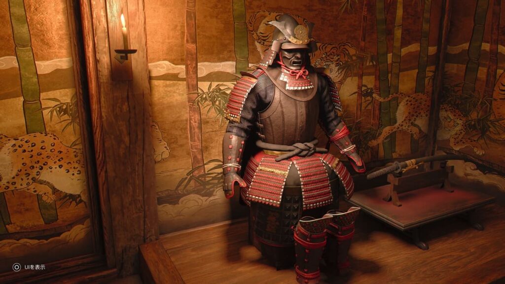 アサシンクリードシャドウズ。織田信長所用鎧兜。