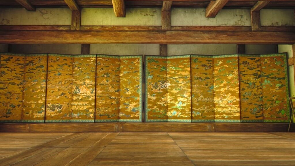 アサシンクリードシャドウズ。洛中洛外図屏風。