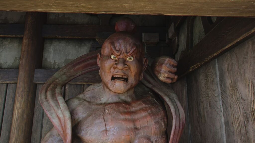 アサシンクリードシャドウズ。仁王像。