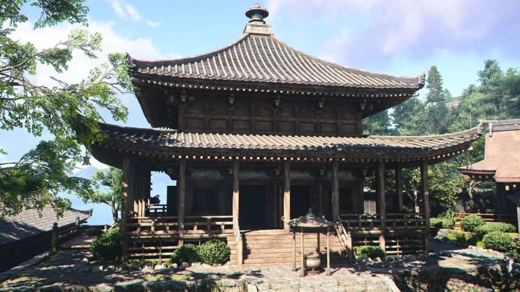 アサシンクリードシャドウズ。摠見寺本堂。