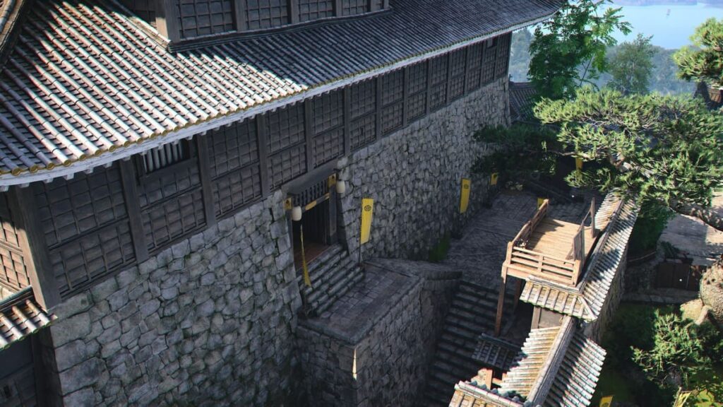 アサシンクリードシャドウズ。安土城天主台。